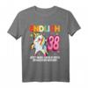 38 Jahre Geburtstag - Einhorn Tupfen T-Shirt für den 38. Geburtstag, lustiges Geschenk für Freunde, Familie und Geburtstagskinder
