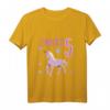 Kinder Mädchen Endlich 5 Jahre alt Einhorn T-Shirt – Perfektes Geschenk für den fünften Geburtstag und Kinderparty