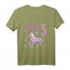 Kinder Mädchen Endlich 5 Jahre alt Einhorn T-Shirt – Perfektes Geschenk für den fünften Geburtstag und Kinderparty