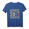 Kinder 8. Geburtstag T-Shirt Legendär seit 2016 - Perfektes Geschenk für Jungen und Mädchen, Bruder & Schwester