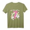 Ich bin 7 Jahre alt Einhorn T-Shirt für Mädchen - Perfektes Geburtstagsgeschenk und Party-Outfit für kleine Prinzessinnen