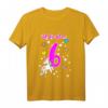 Ich bin 6 Jahre alt - Einhorn T-Shirt für Mädchen zum Geburtstag, perfekte Geschenkidee für kleine Prinzessinnen und Geburtstagsfeiern