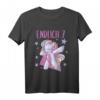Kinder Mädchen Endlich 7 Jahre alt Regenbogen T-Shirt - Perfektes Geburtstagsgeschenk für kleine Prinzessinnen & Mädchen zum 7. Geburtstag