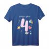 Kinder Mädchen 4 Jahre alt Einhorn T-Shirt – Perfektes Geburtstagsgeschenk für kleine Prinzessinnen und Mädchen, die Einhörner lieben