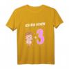 Kinder Mädchen Ich bin 3 Jahre alt Fee T-Shirt - Perfektes Geburtstagsgeschenk für kleine Prinzessinnen und Märchenliebhaberinnen