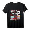 Kinder T-Shirt 'Ich bin 2 Jahre alt' mit Feuerwehrmotiv – Perfektes Geburtstagsgeschenk für kleine Feuerwehr-Fans zum 2. Geburtstag