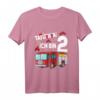 Kinder T-Shirt 'Ich bin 2 Jahre alt' mit Feuerwehrmotiv – Perfektes Geburtstagsgeschenk für kleine Feuerwehr-Fans zum 2. Geburtstag