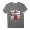 Kinder T-Shirt 'Ich bin 2 Jahre alt' mit Feuerwehrmotiv – Perfektes Geburtstagsgeschenk für kleine Feuerwehr-Fans zum 2. Geburtstag