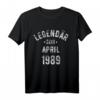 34. Geburtstag Geschenk – Legendär seit 1989 T-Shirt für Männer, Frauen & Brüder zum 34. Geburtstag, Geburtstagsparty & Feier