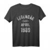34. Geburtstag Geschenk – Legendär seit 1989 T-Shirt für Männer, Frauen & Brüder zum 34. Geburtstag, Geburtstagsparty & Feier