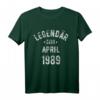 34. Geburtstag Geschenk – Legendär seit 1989 T-Shirt für Männer, Frauen & Brüder zum 34. Geburtstag, Geburtstagsparty & Feier