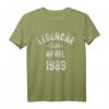 34. Geburtstag Geschenk – Legendär seit 1989 T-Shirt für Männer, Frauen & Brüder zum 34. Geburtstag, Geburtstagsparty & Feier
