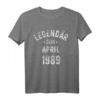 34. Geburtstag Geschenk – Legendär seit 1989 T-Shirt für Männer, Frauen & Brüder zum 34. Geburtstag, Geburtstagsparty & Feier