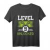 Kinder Geburtstag T-Shirt für Jungen - Level 9 Gamer Motiv mit Controller - Perfektes Geschenk für 9-Jährige & Zocker Fans