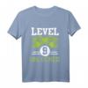 Kinder Geburtstag T-Shirt für Jungen - Level 9 Gamer Motiv mit Controller - Perfektes Geschenk für 9-Jährige & Zocker Fans
