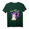 Kinder Einhorn 2 Geburtstag Shirt - Geschenkidee zum 2. Geburtstag für Mädchen und Jungen, 2 Jahre alt, Geburtstags T-Shirt