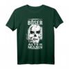 Herren Böser alter Mann Totenkopf T-Shirt – Cooles Geschenk für Biker, Vater, Opa & Rentner mit Power und Härte