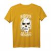 Herren Böser alter Mann Totenkopf T-Shirt – Cooles Geschenk für Biker, Vater, Opa & Rentner mit Power und Härte