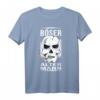 Herren Böser alter Mann Totenkopf T-Shirt – Cooles Geschenk für Biker, Vater, Opa & Rentner mit Power und Härte