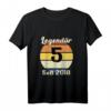 Kinder HapDog T-Shirt für den Jahrgang 2018 – Perfektes Geschenk für 5-Jährige Jungen und Mädchen