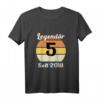 Kinder HapDog T-Shirt für den Jahrgang 2018 – Perfektes Geschenk für 5-Jährige Jungen und Mädchen