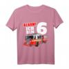 Kinder Feuerwehrauto 6. Geburtstag Junge - Feuerwehrmann T-Shirt für den sechsten Geburtstag, Feuerwehrauto Geschenk für Kinder