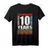 10. Geburtstag T-Shirt für Jungen und Mädchen - Lustiges Retro Vintage Party Shirt für Kinder zum 10. Geburtstag