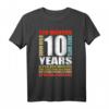 10. Geburtstag T-Shirt für Jungen und Mädchen - Lustiges Retro Vintage Party Shirt für Kinder zum 10. Geburtstag