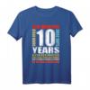10. Geburtstag T-Shirt für Jungen und Mädchen - Lustiges Retro Vintage Party Shirt für Kinder zum 10. Geburtstag