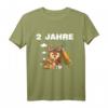 Kinder T-Shirt zum 2. Geburtstag mit Fuchs, Rauchzeichen und Indianer Motiv – Lustiges Geschenk für Jungen & Mädchen