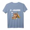 Kinder T-Shirt zum 2. Geburtstag mit Fuchs, Rauchzeichen und Indianer Motiv – Lustiges Geschenk für Jungen & Mädchen