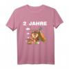 Kinder T-Shirt zum 2. Geburtstag mit Fuchs, Rauchzeichen und Indianer Motiv – Lustiges Geschenk für Jungen & Mädchen