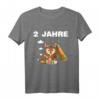 Kinder T-Shirt zum 2. Geburtstag mit Fuchs, Rauchzeichen und Indianer Motiv – Lustiges Geschenk für Jungen & Mädchen