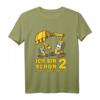 Kinder Bagger Geburtstag T-Shirt - Ich bin schon 2 Jahre Junge Baustellen Auto Geschenk für den 2. Geburtstag, ideal für Kinder, Jungen & Baustellen-Fans