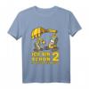 Kinder Bagger Geburtstag T-Shirt - Ich bin schon 2 Jahre Junge Baustellen Auto Geschenk für den 2. Geburtstag, ideal für Kinder, Jungen & Baustellen-Fans