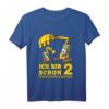 Kinder Bagger Geburtstag T-Shirt - Ich bin schon 2 Jahre Junge Baustellen Auto Geschenk für den 2. Geburtstag, ideal für Kinder, Jungen & Baustellen-Fans
