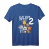 Süßes Kinder & Zoo T-Shirt zum 2. Geburtstag - Geschenkidee für Jungen und Mädchen mit Tiermotiven