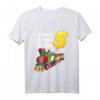 Kinder Choo Choo Ich Bin 5 Jahre alt Zug Jungen T-Shirt – Perfektes Geburtstagsgeschenk & Party-Accessoire für Eisenbahn-Liebhaber