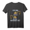 Kinder Achtung Ich bin 2 Bagger alt T-Shirt – Perfektes Geburtstagsgeschenk für Zweijährige, kleine Bau-Fahrzeug Fans & Kindergartenoutfit