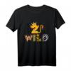 Kinder Born 2 Be Wild - Löwe Dschungel Geburtstag T-Shirt für 2 Jahre alte Jungen, Tiermotive Party-Outfit