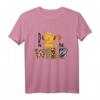 Kinder Born 2 Be Wild - Löwe Dschungel Geburtstag T-Shirt für 2 Jahre alte Jungen, Tiermotive Party-Outfit