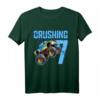 Kinder Monster Truck 7. Geburtstag Crushing 7 Jahre Geburtstag T-Shirt – Perfekt für Monster Truck Party & Geburtstagsgeschenke für Jungen und Mädchen