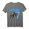 Kinder Monster Truck 7. Geburtstag Crushing 7 Jahre Geburtstag T-Shirt – Perfekt für Monster Truck Party & Geburtstagsgeschenke für Jungen und Mädchen