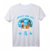 Kinder Geburtstag 4 Jahre alt Piraten Schatz T-Shirt – Perfekt für den vierten Geburtstag, Piratenthema & Geburtstagsoutfit für Kinder, Jungen & Freunde