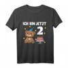 Kinder 2. Geburtstag Bär T-Shirt – Süßes Geburtstagsshirt für Jungen und Mädchen zum Zweiten Geburtstag mit Bär- und Tortenmotiv