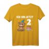 Kinder 2. Geburtstag Bär T-Shirt – Süßes Geburtstagsshirt für Jungen und Mädchen zum Zweiten Geburtstag mit Bär- und Tortenmotiv