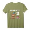 Kinder 2. Geburtstag Bär T-Shirt – Süßes Geburtstagsshirt für Jungen und Mädchen zum Zweiten Geburtstag mit Bär- und Tortenmotiv