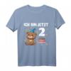 Kinder 2. Geburtstag Bär T-Shirt – Süßes Geburtstagsshirt für Jungen und Mädchen zum Zweiten Geburtstag mit Bär- und Tortenmotiv
