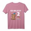 Kinder 2. Geburtstag Bär T-Shirt – Süßes Geburtstagsshirt für Jungen und Mädchen zum Zweiten Geburtstag mit Bär- und Tortenmotiv