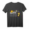 Kinder Happy Birthday T-Shirt für 7 Jahre alte Jungs mit Kran & Baustellen-Motiv – Perfekt als Geburtstagsgeschenk & Party-Outfit
